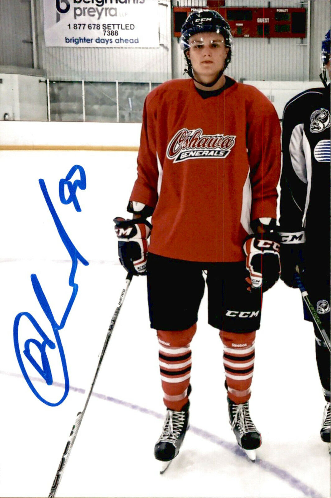 Danil Antropov SIGNED 4x6 Photo Poster painting OSHAWA GENERALS / NHL DRAFT 2019 #4