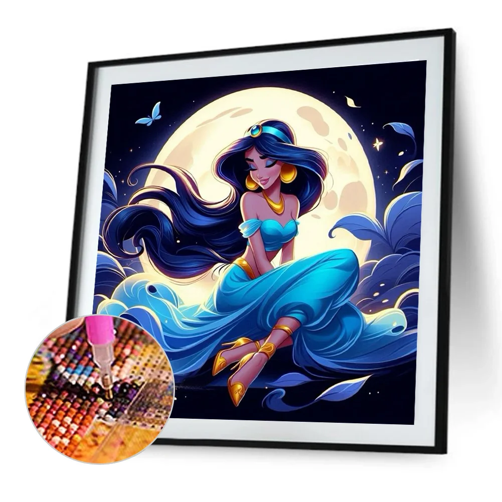 Diamond Painting - Full Round Drill - Moon Princess(Canvas|40*40cm)