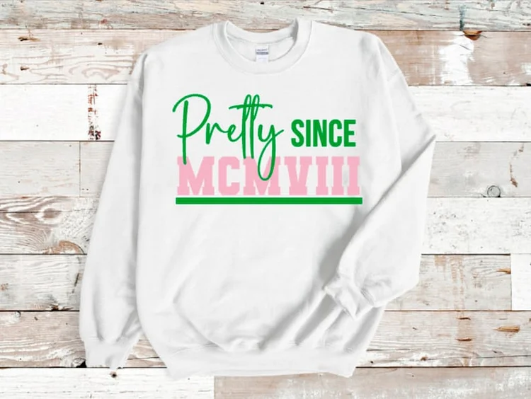 Pretty Since MCMVIII 08 Ivy J15 Alpha Kappa Alpha Founders Day  SVG PNG Mockup Included