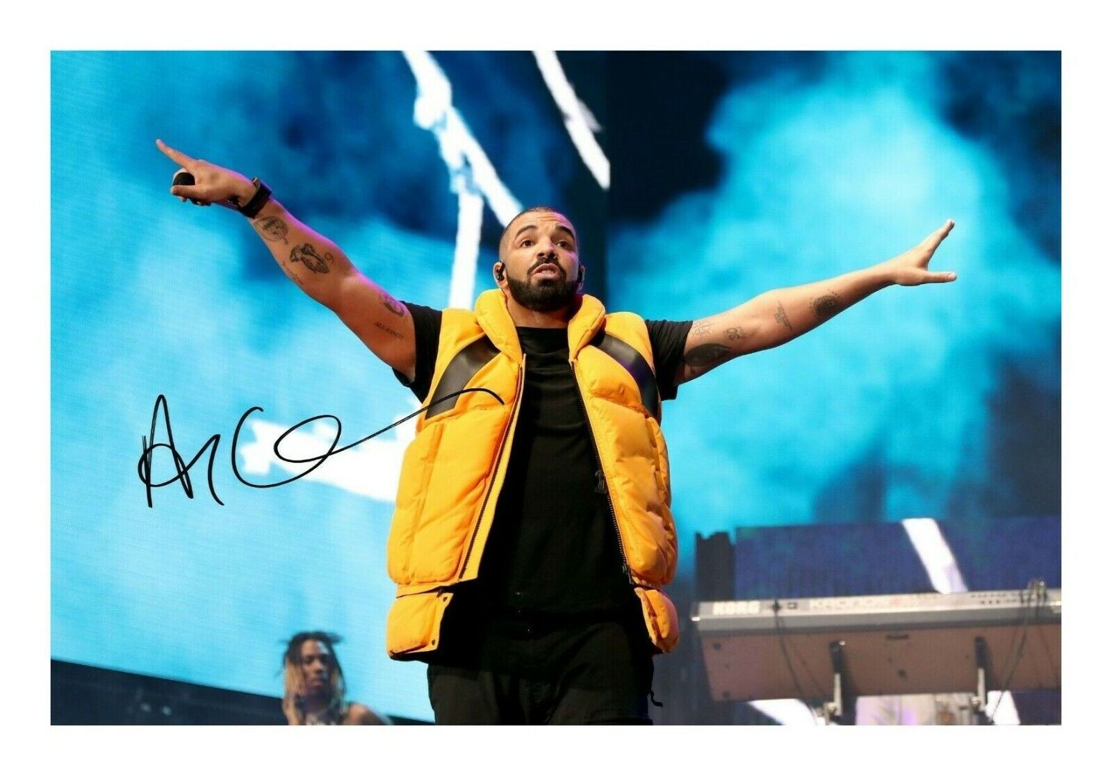 DRAKE AUTOGRAPH SIGNED PP Photo Poster painting POSTER