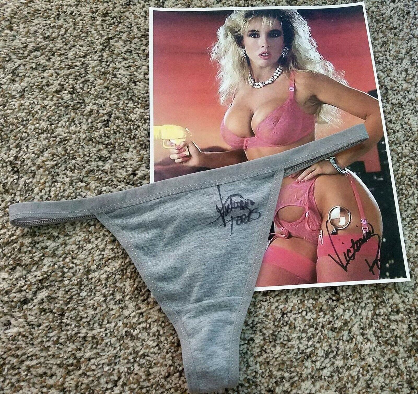 Victoria Paris - New UNUSED Signed Panties & Autographed Movie Photo Poster painting