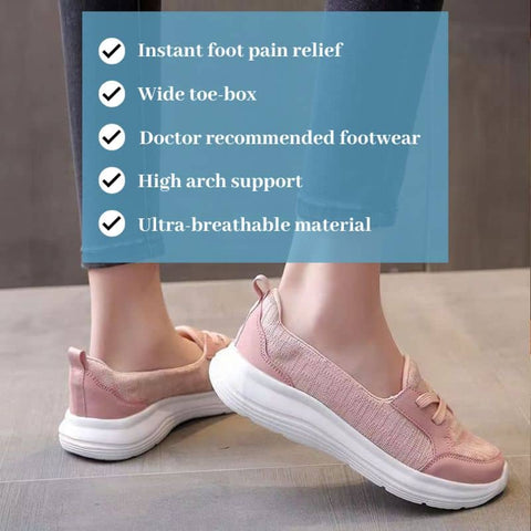 Onecomfy Orthopedic Women Shoes Breathable Slip On Arch Support Non-slip