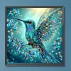 Kit de peinture diamant&eacute;e partielle bricol animal colibri DIY 30x30cm