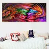 (US Only)Colored Light 5D DIY Full Drill Round Diamond Painting Kit Home Decor 80x40cm