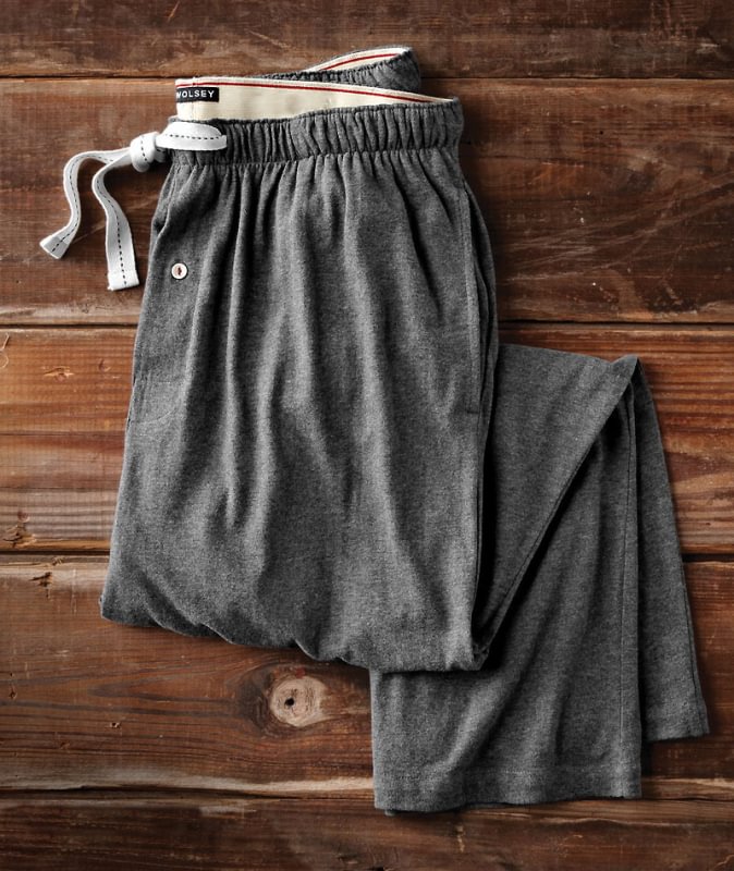 Cotton linen men's solid color casual pants