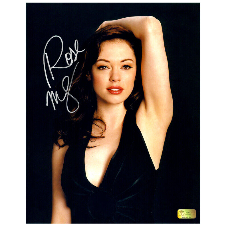 Rose McGowan Autographed 8×10 Portrait Photo Poster painting