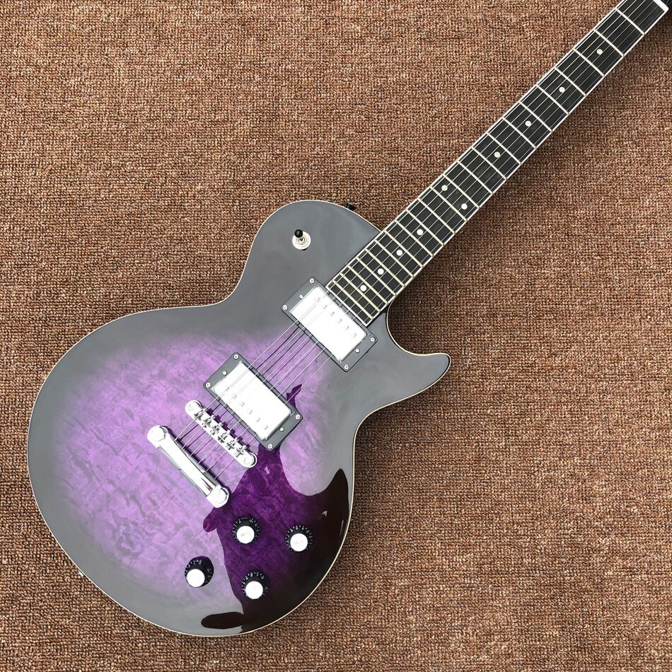 Electric guitar Hot sale,Burst color quilte maple,Chrome hardware,High quality