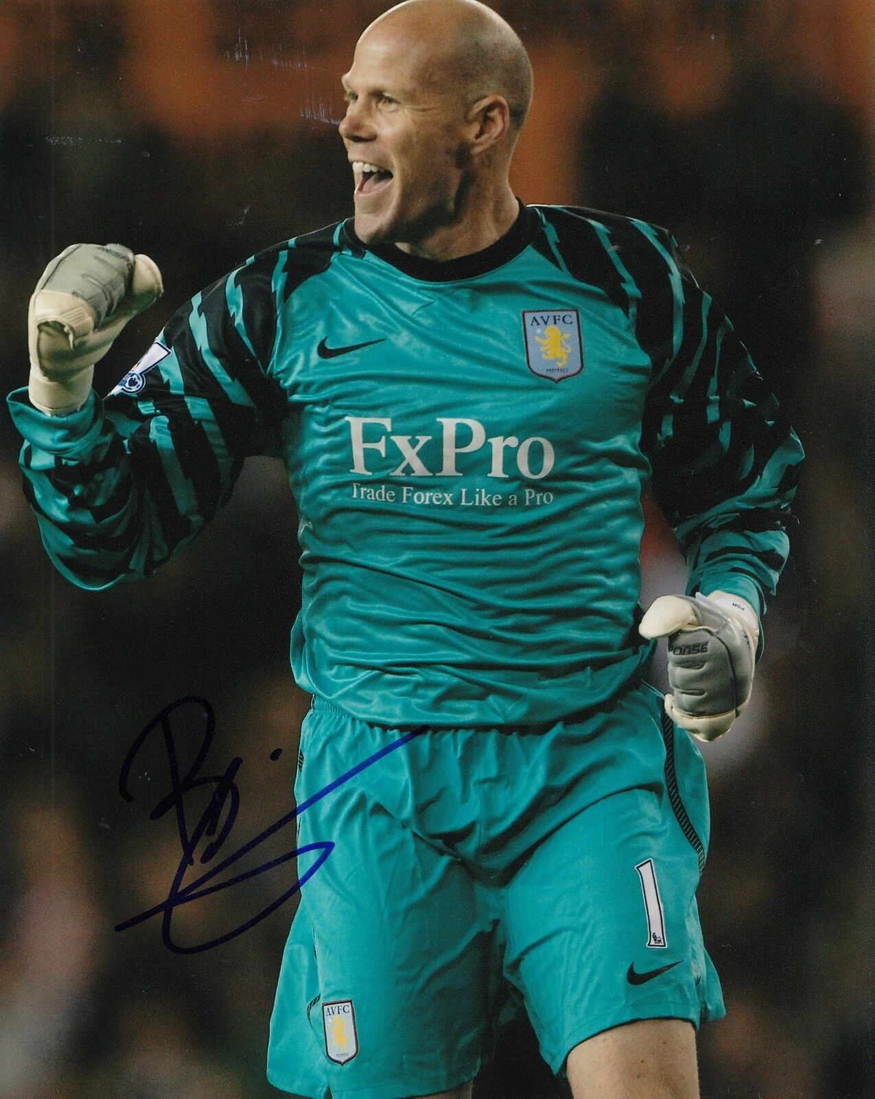 BRAD FRIEDEL signed (NEW ENGLAND REVOULTION) MLS SOCCER 8X10 *ASTON VILLA* COA A