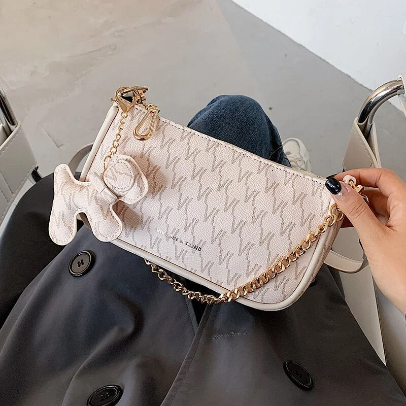էѧӧܧ PU Leather Small Shoulder Bags For Women 2020 Shoulder Handbags Female Chain Travel Totes Lady Hand Bag