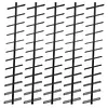 [US Local Warehouse] 5 Pack 12 Bottle Wine Rack Wall Mounted for 60 Bottles DIY Detachable Wine Holder Metal Storage Rack for Kitchen Dining Room Bar
