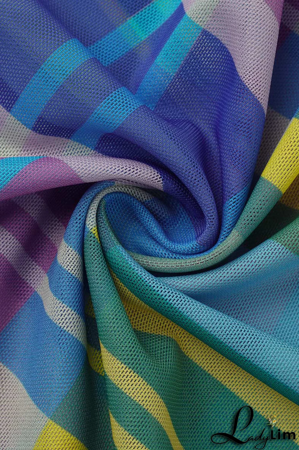 Blue Sexy Plaid Split Joint Off the Shoulder Pencil Skirt Dresses