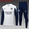 2025/2026 Inter Milan Half-Pull Training Suit Off White Football Shirt 1:1 Thai Quality