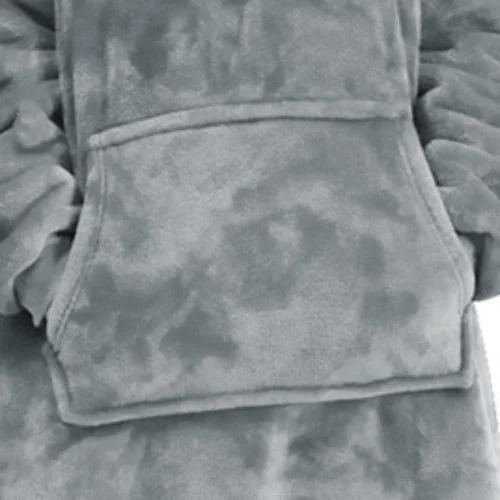 Oversized Blanket Hoodie Women Winter Hooded Wearable Family TV Blanket With Sleeves Sherpa Fleece Sweat Plaid Hoody Sweatshirt