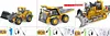 Children's Simple Alloy Charging Excavator Toy Car