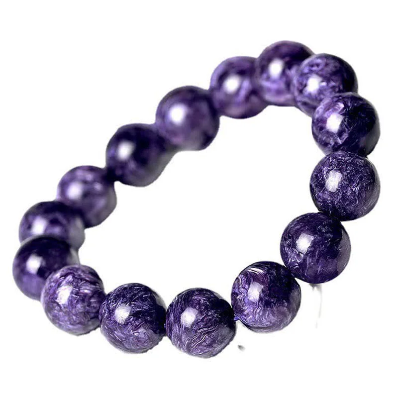 Natural Amethyst Crystal Meditation Balance Bracelet