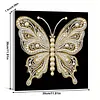 (30x30cm)Butterfly DIY Pearl Painting Art With Inner Frame Handmade Pearl Material Art Kit Living Room Decor