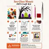 Tombstone Glass Mosaic DIY Craft Kit &ndash; Framed Halloween Wall Art