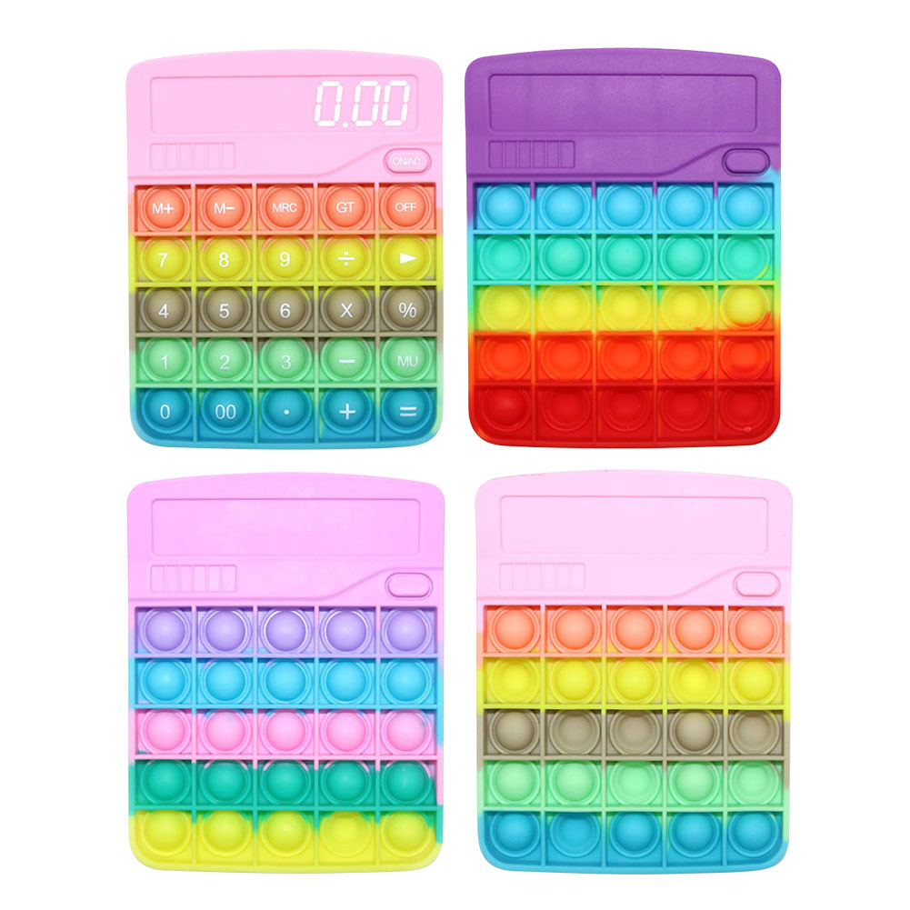 

Calculator Silicone Push Bubble Fingertip Anti-Stress Decompression Crafts, 501 Original