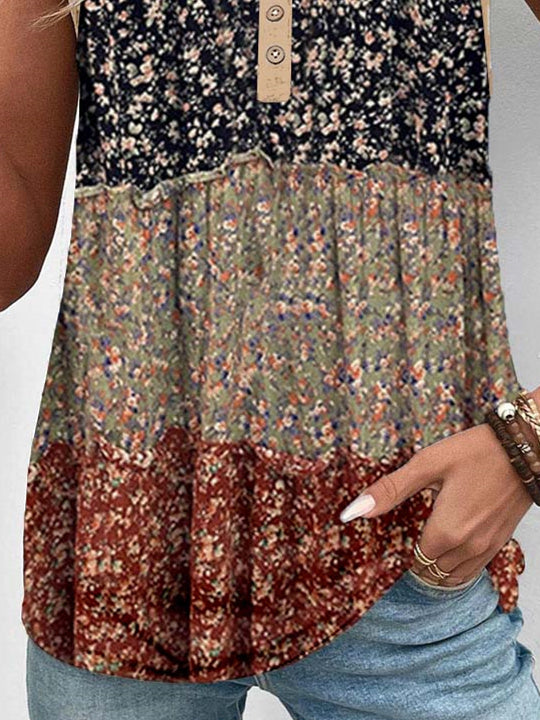 Women Half Sleeve V-neck Solid Color Dress