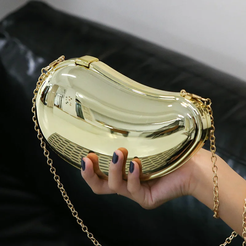 Mango Bag Acrylic Mirror Electroplated Makeup Bag Trendy Beach Bag