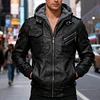 💥2025 New Arrivals!Men's Leather Fashion PU Leather Jacket Men's Coat