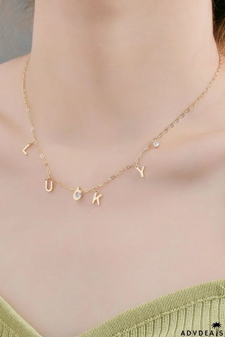 LUCKY Stainless Steel Necklace