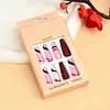 Pink Long Ballet Wearing Nails 24pcs