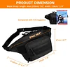 Taktische G&uuml;rteltasche Sport H&uuml;fttasche Molle Bauchtasche Wasserabweisend mit Rei&szlig;verschluss f&uuml;r Outdoor Laufen Reise Wandern Radfahren Camping Klettern