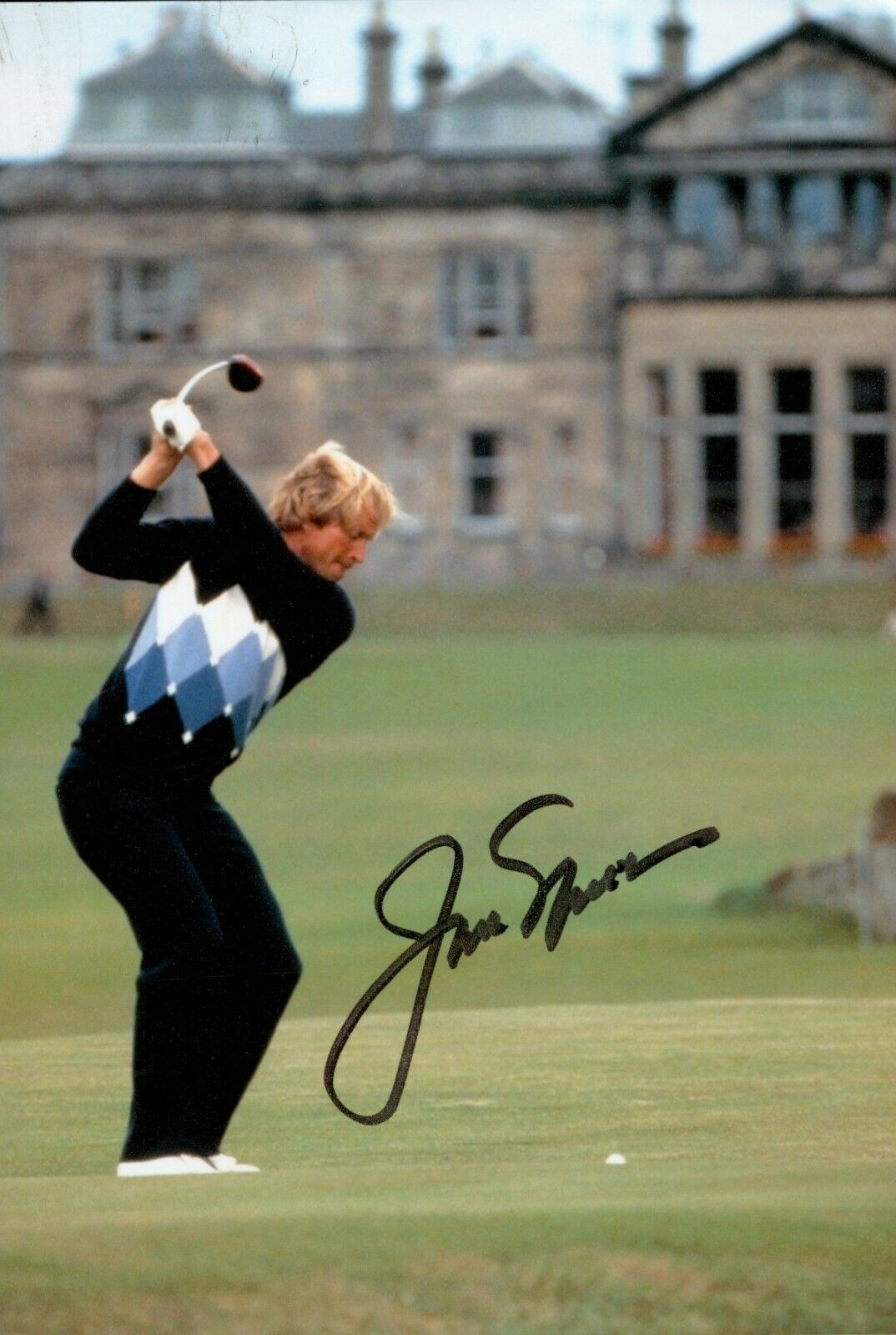 Jack Nicklaus Signed 6x4 Photo Poster painting Golf Open Champion Golden Bear Autograph + COA