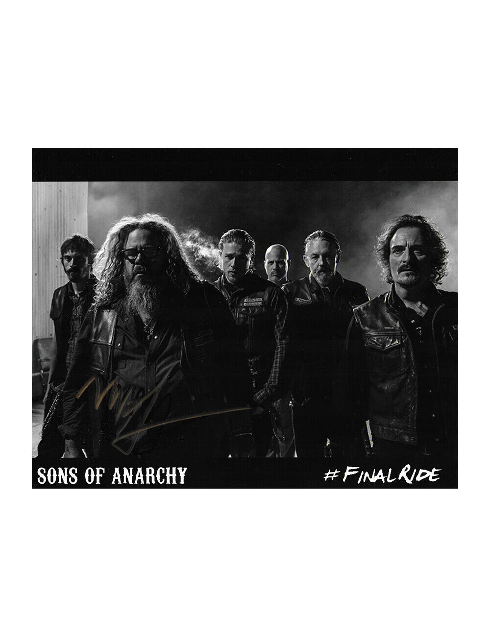 10x8 Sons Of Anarchy Print Signed by Mark Boone Jr. 100% Authentic With COA