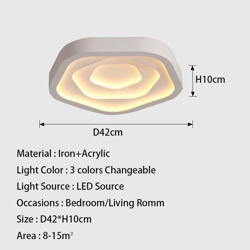 Mordern Simple Bedroom Ceiling Lamps Nordic Bright Living Room LED Light Creactive Lamps for Decoration With High Quality