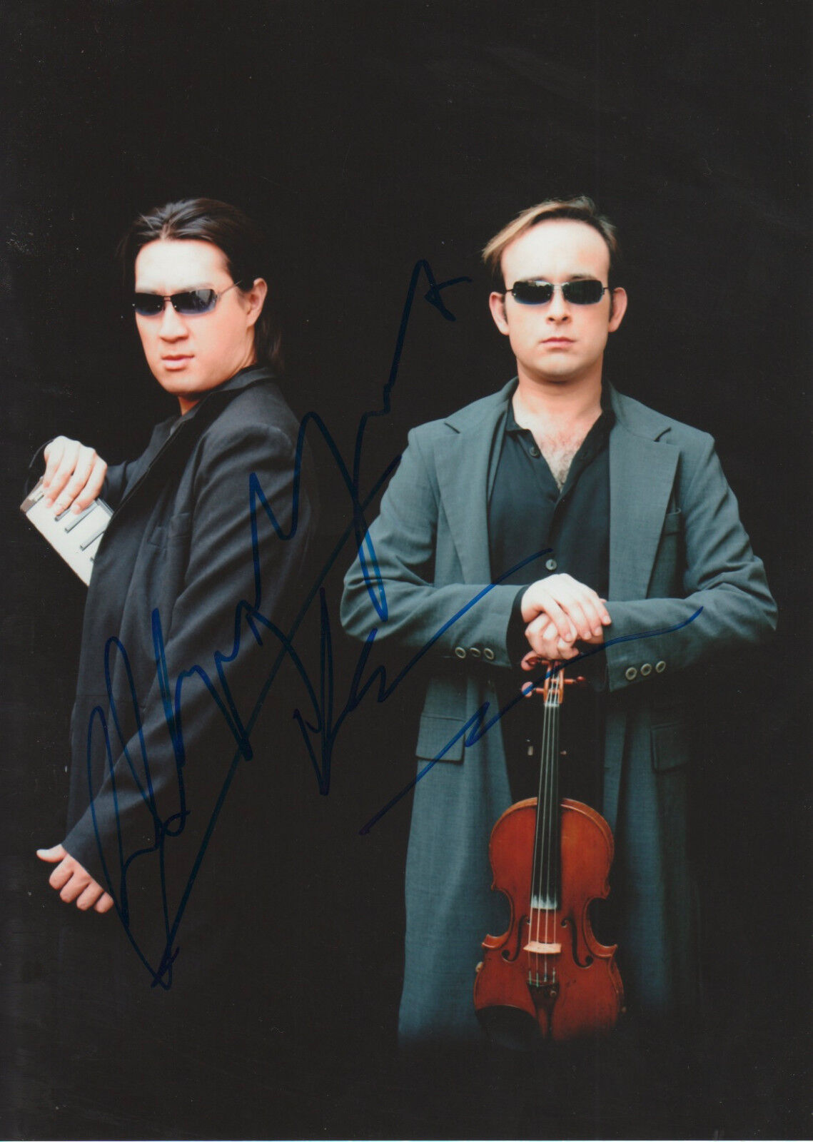 Igudesman & Joo signed 8x11 inch Photo Poster painting autographs