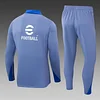 2024/2025 Internazionale Milan Half-Pull Training Suit Gray Football Jersey 1:1  Thai Quality Set