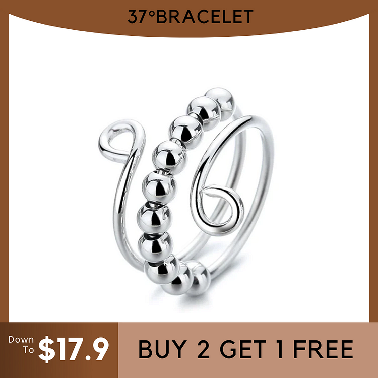 For Daughter - Drive Away Your Anxiety Circle Beads Fidget Ring