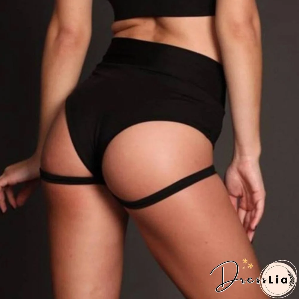 Sexy Shorts Women Tube Dance Summer Fitness Suspender Design Sexy Short Female Work Out Performance Women Club Short