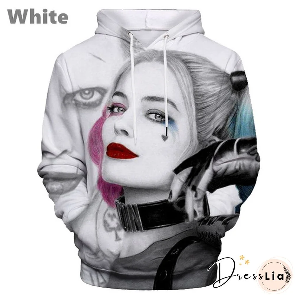 Joker Hoodies 3D Unisex Casual Sweatshirts Fashion Personality Hoodie Coat