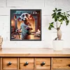 Groot-Peinture diamant ronde compl&egrave;te-40*40cm