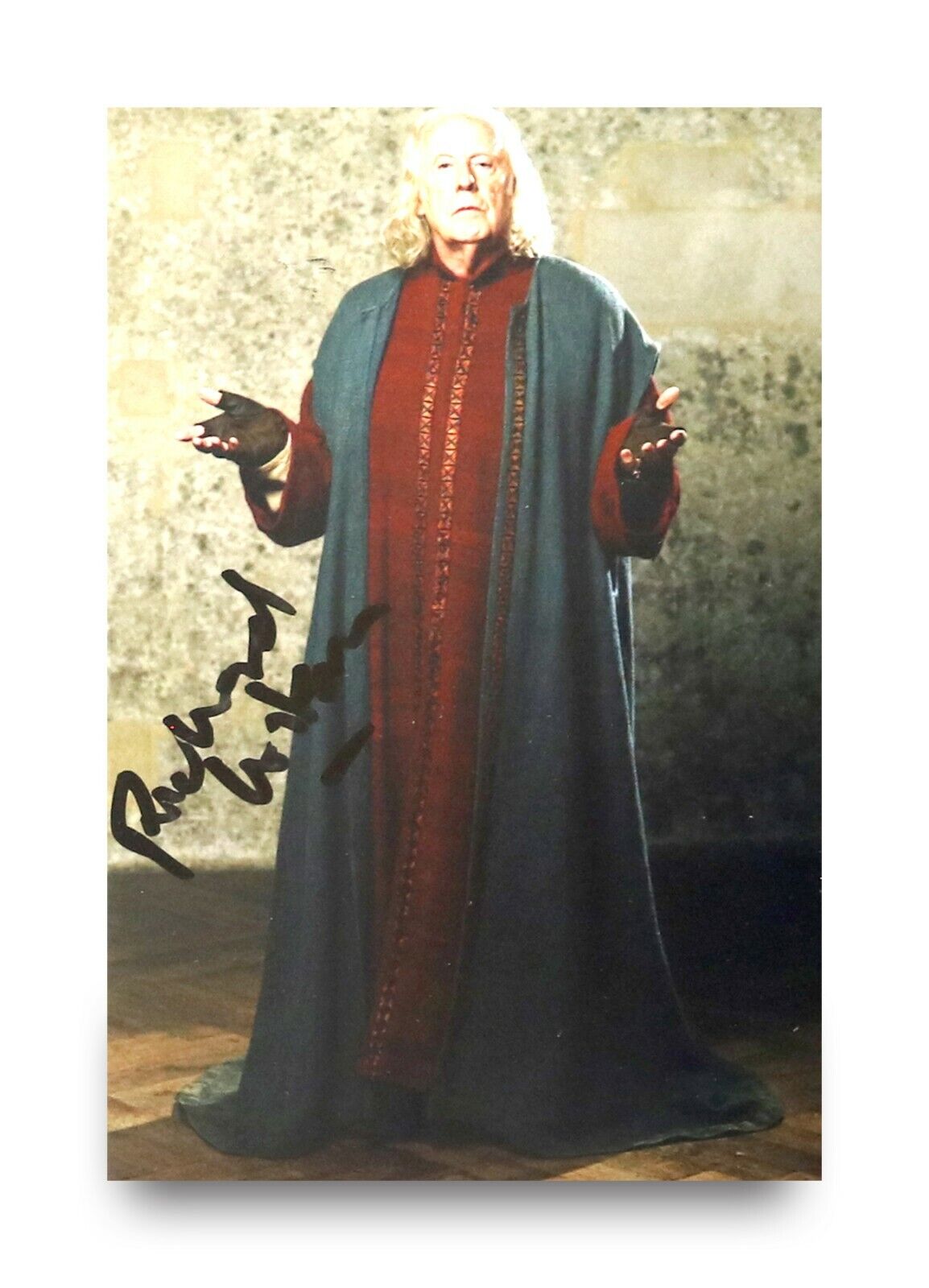 Richard Wilson Hand Signed 6x4 Photo Poster painting Gaius Merlin Victor Meldrew Autograph + COA