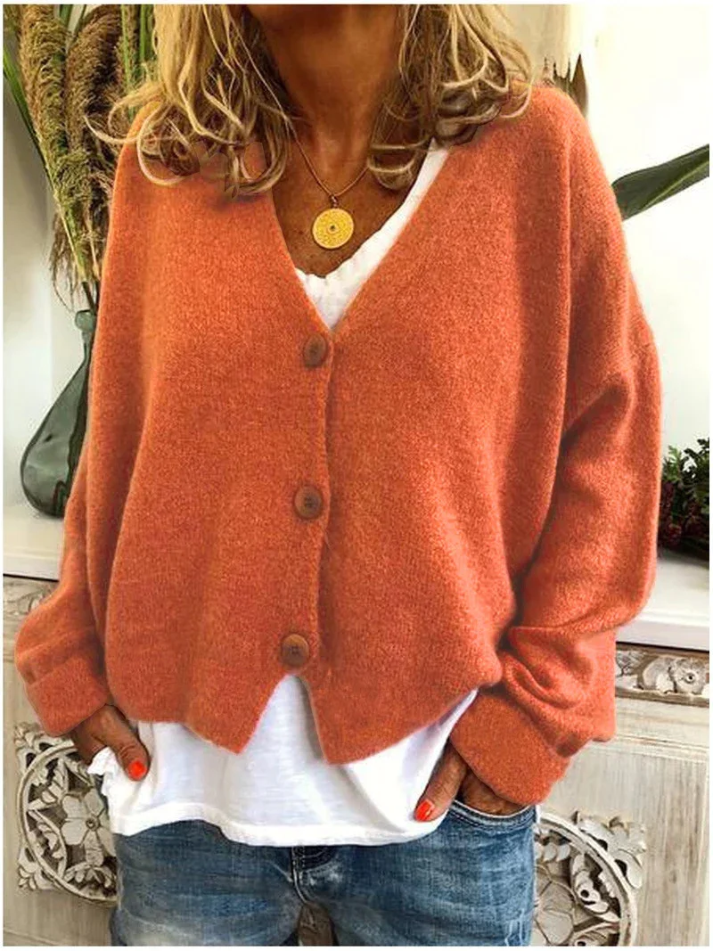 Women's Casual Cardigan Knitted Jacket