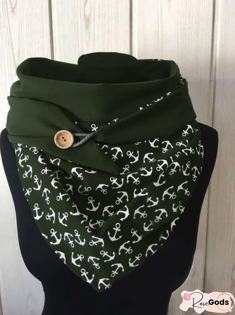 Anchor Casual Knitted Scarf and Shawl