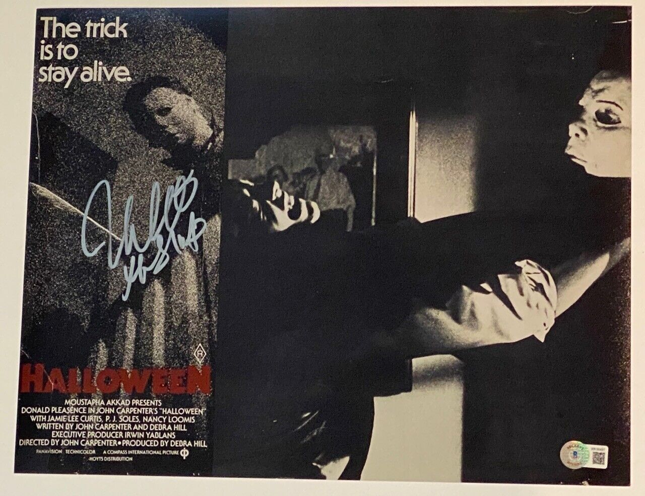 Nick Castle Signed Autographed 11x14 Photo Poster painting Halloween Michael Myers Beckett COA