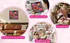 Diamond Painting-DIY Special Shaped Drill Sunflower & Rose Colorful with Frame(29x29cm)