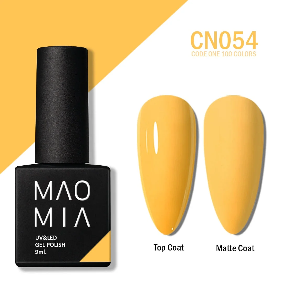 MAOMIA CODE ONE Gel Polish 100 Colors Soak Off UV/LED 9ML Professional Salon Nail Paint Semi Permanent Manicure