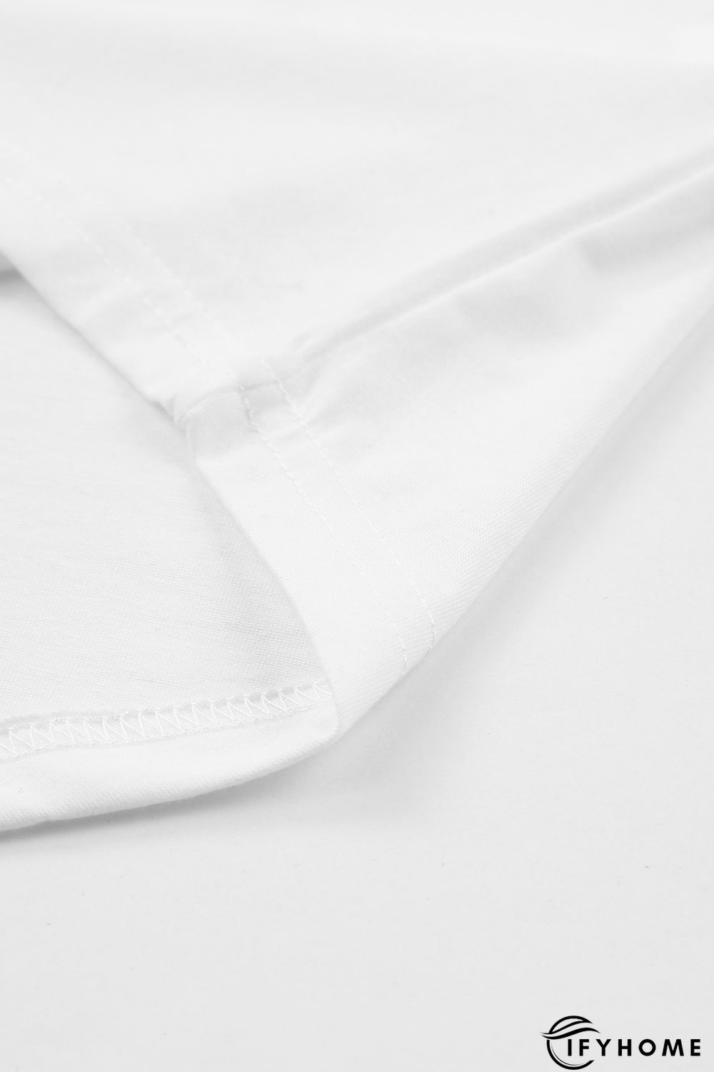 White Stripes Colorblock T-shirt | IFYHOME