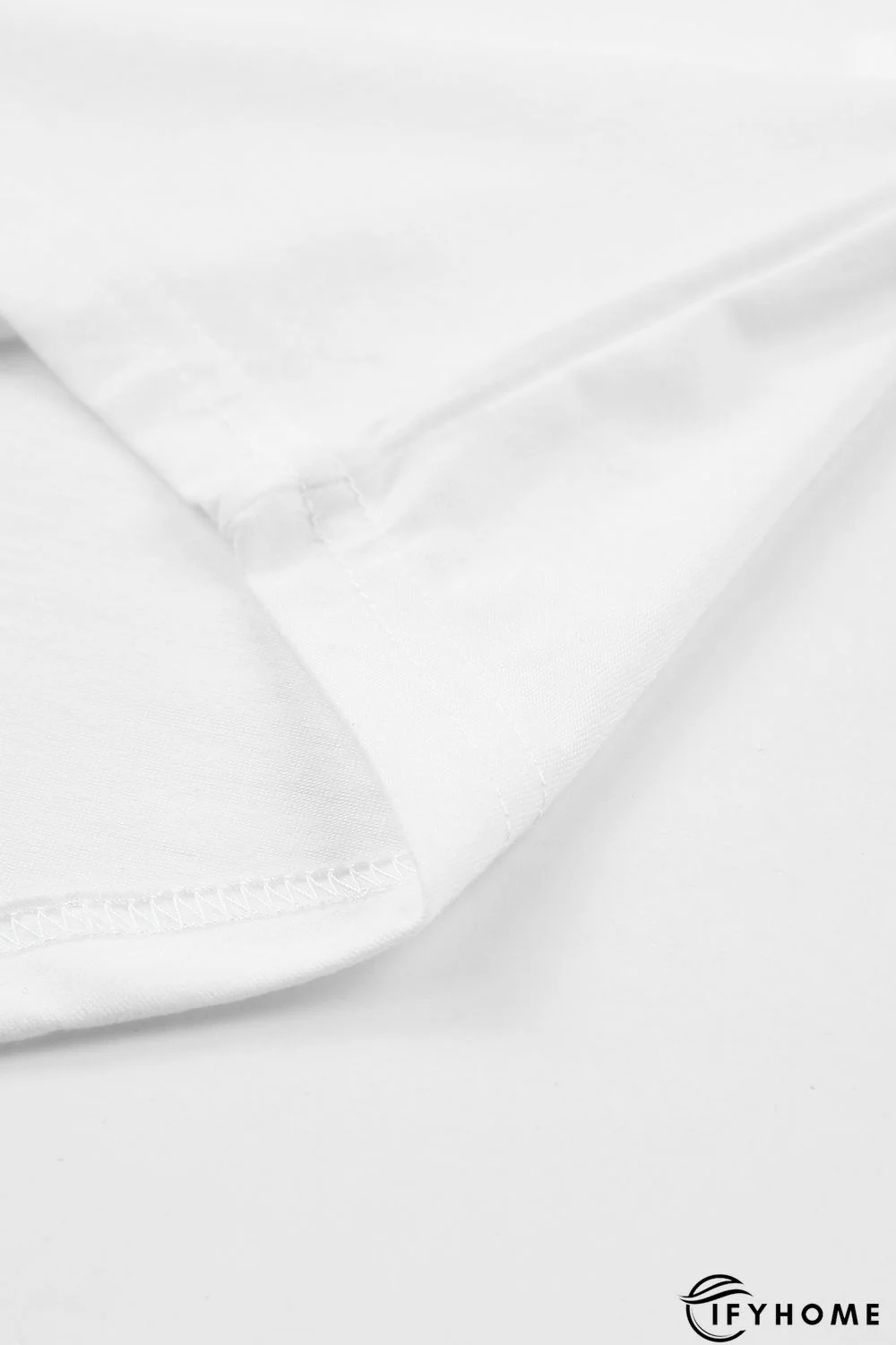 White Stripes Colorblock T-shirt | IFYHOME