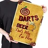 Darts & Beer - Vintage Metal Signs - 20*30cm/30*40cm