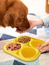 Silicone Fillable Dog Toys Dishwasher Safe Refillable Dog Food Ball Pet Supplies