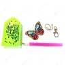DIY Diamond Painting Keychain-Partial Crystal Rhinestones 6pcs/set Beautiful Butterfly