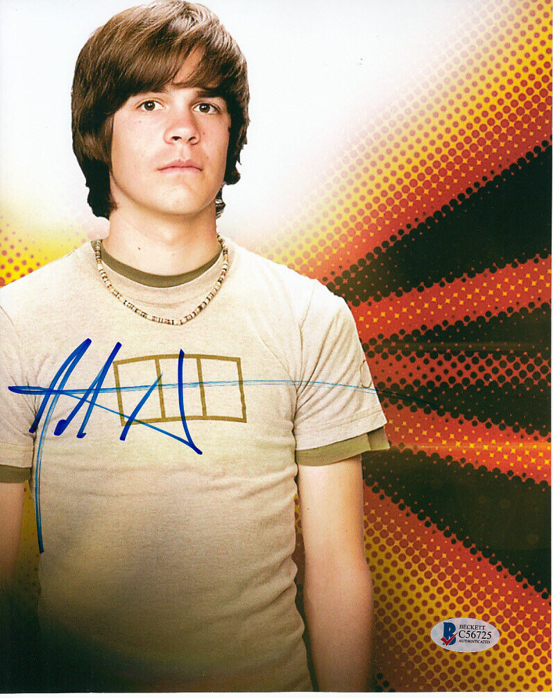 Johnny Simmons autographed signed auto 8x10 Photo Poster painting BAS COA Beckett authentication