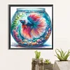 Diamond Painting-DIY Full Round Drill Betta Fish(40*40CM)